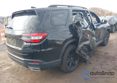 2025 Honda Pilot Black Edition из США, поврежденный, VIN 5FNYG1H99SB038497